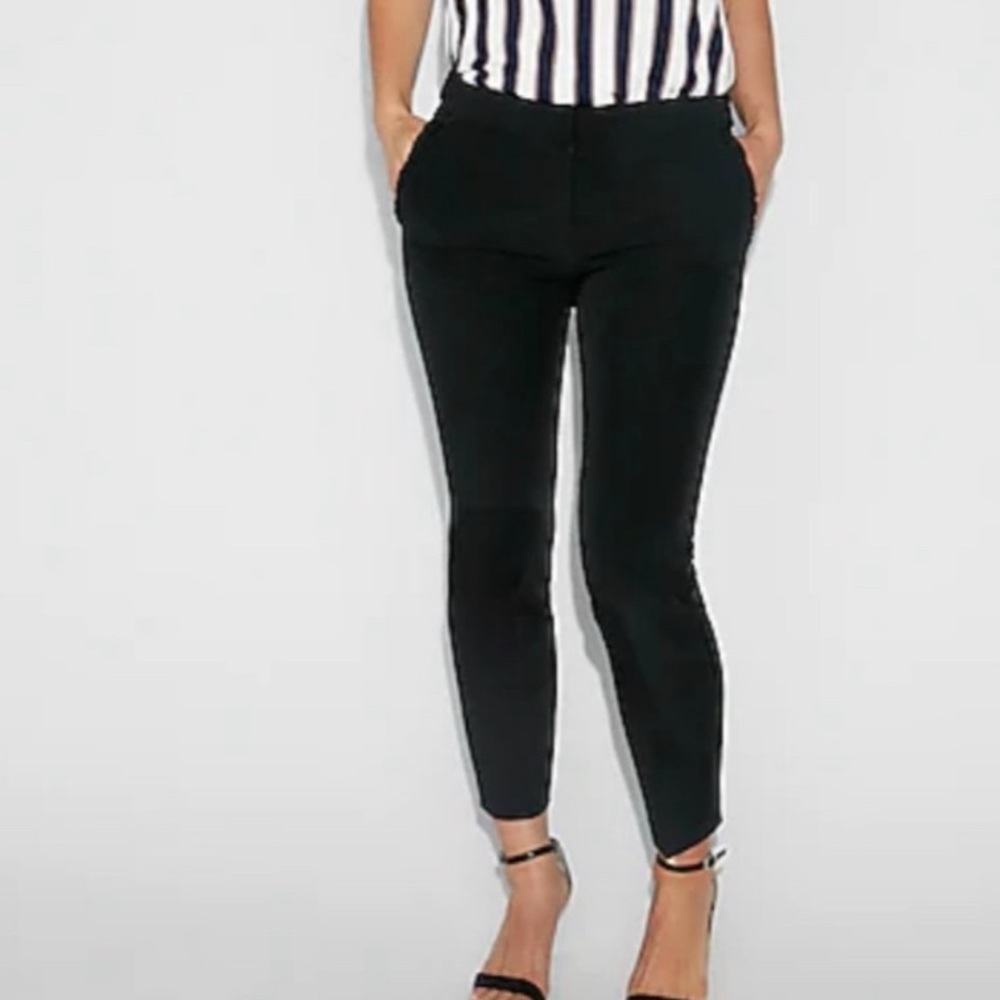 Stretch Columnist Ankle Mid Rise